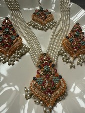 choker set_mala earrings tikka_indian jewlerry_wedding jewlery_earrings_neckles