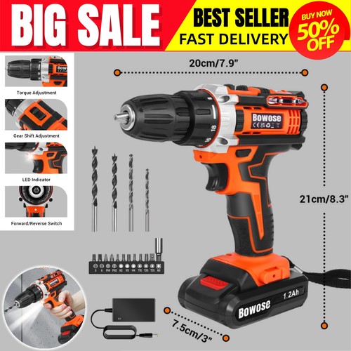 Power cordless drill - cordless,