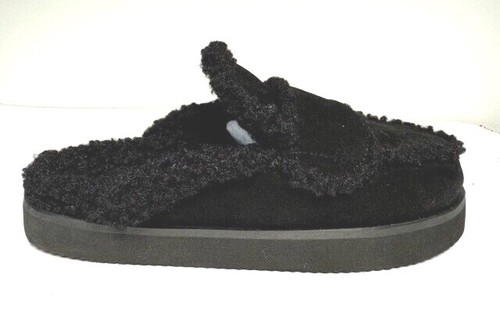 Black faux suede upper - , with