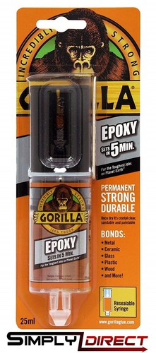 Gorilla epoxy glue incredibly - glue,
