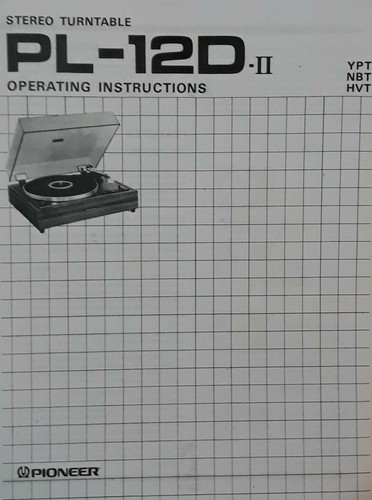 Pioneer 12d stereo - pioneer, ii