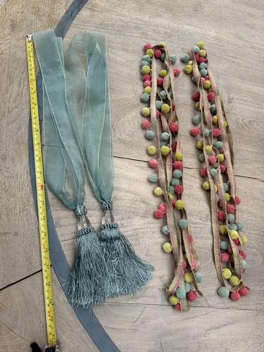 Curtain tie backs - tie, egg