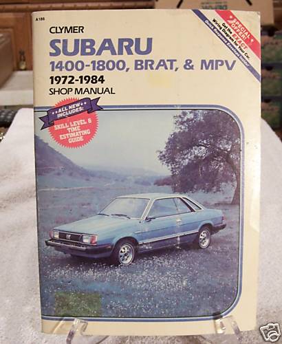 Subaru brat mvp 1972 thru - subaru,