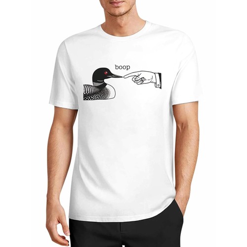Minnesota loon shirt - loon, t-shirt: