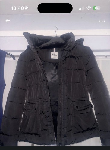 Zara women black quilted - zara,