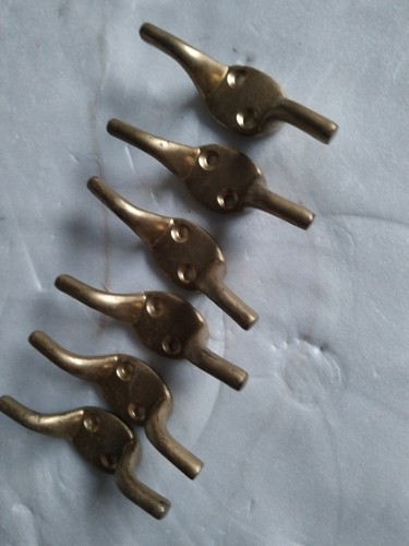 Solid brass cleat hooks for - solid,