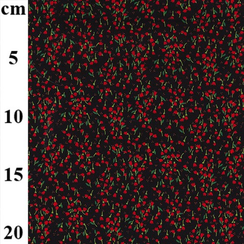 Cotton fabric small - fabric, red