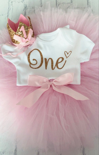 1st birthday girls outfit - ,