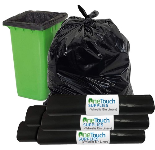 Wheelie bin black liners heavy - bin,