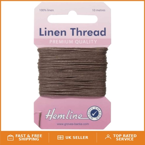 Strong brown linen - thread, –