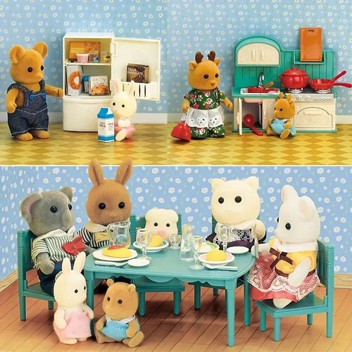 Wooden doll house furniture - wooden,