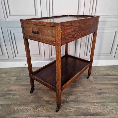 Mid century tea - tea, oak