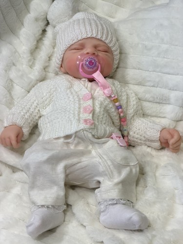 Silicone reborn baby girl - silicone, doll