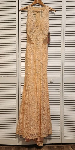 Vtg cache prom dress pink - dress,
