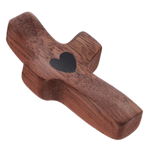 Small wood crosses handheld - small,