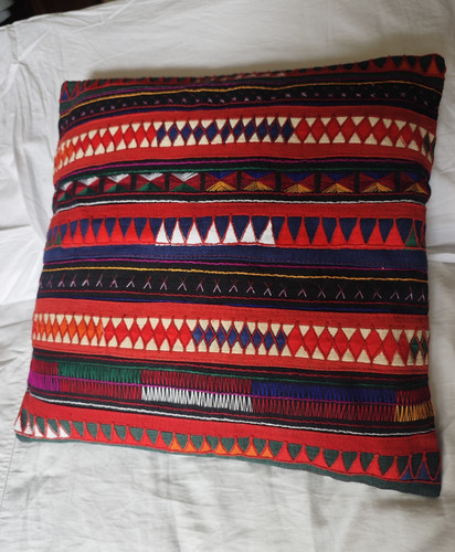 Hand stitched thai akha - stitched,