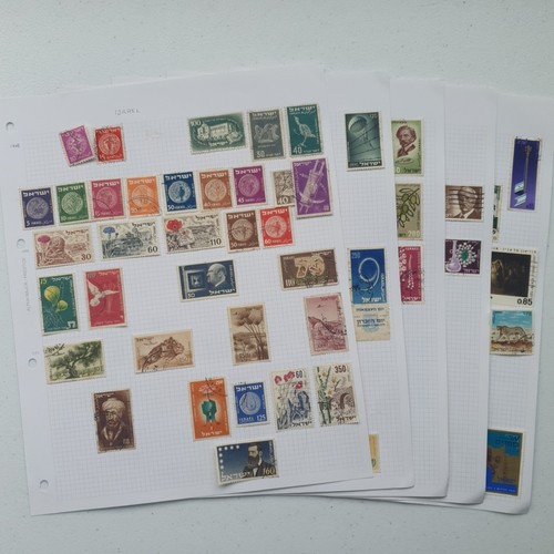 Israel stamps pages - israel,