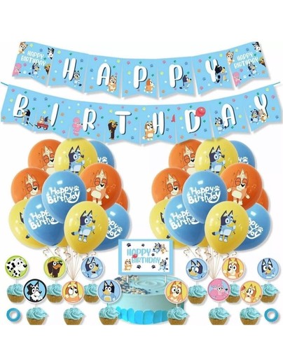 Bluey birthday party set - birthday,