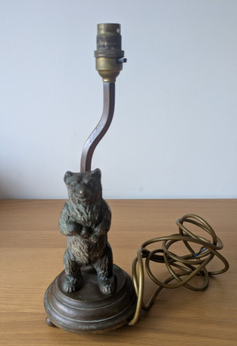 Antique heavy bronze bear - antique,
