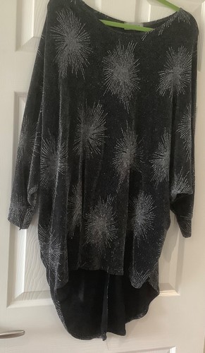 One size black silver high - one, black/silver