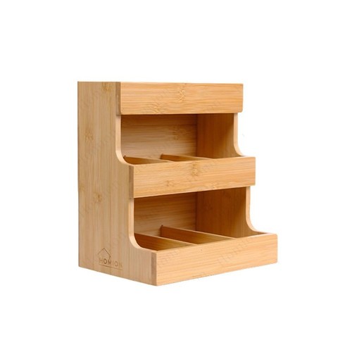 Bamboo tea bag organiser - bamboo,