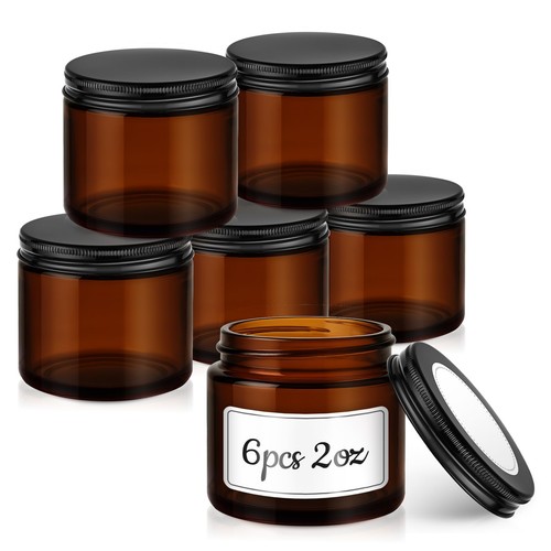 Glass jars with - 2,