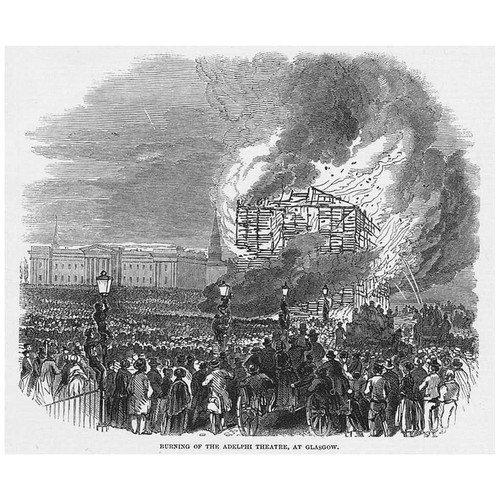Glasgow burning the adelphi - of,