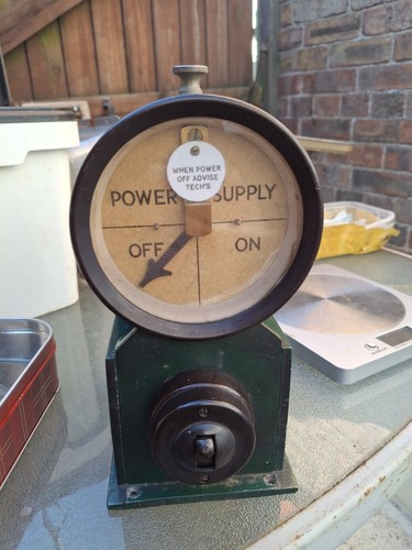 Railway signal box instrument - railway,