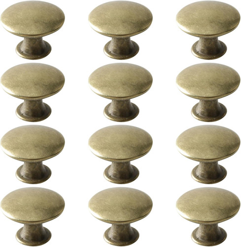 Antique brass drawer knobs - antique,