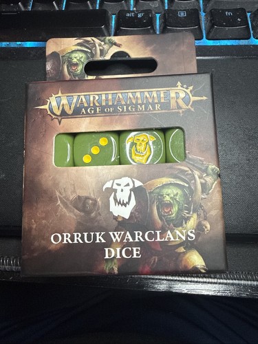 Warhammer 40k orc dice - warhammer,