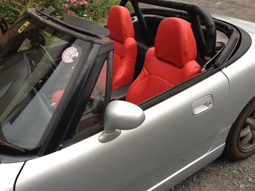 Pre order red seat covers - red, rh