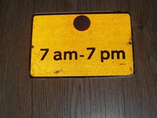 Genuine aluminium road sign - genuine,