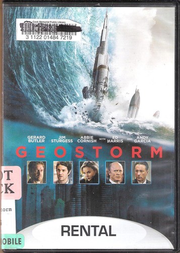 Geostorm dvd very - geostorm, (rental)