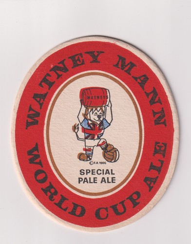 Watneys beermat cat - cat, no