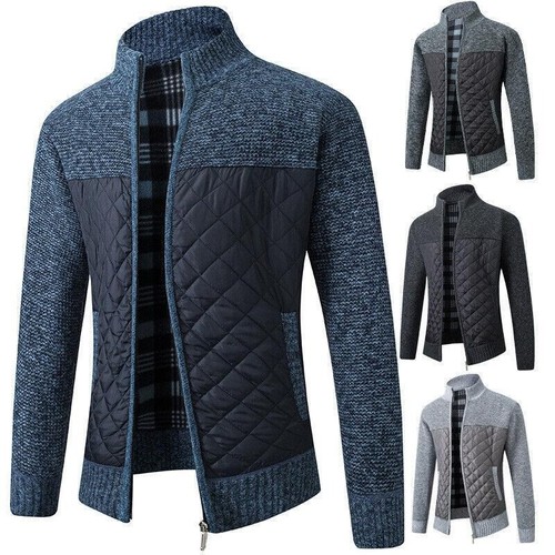 Mens warm sweater cardigan - sweater,