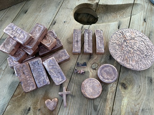 Hand forged copper ingot - uk,