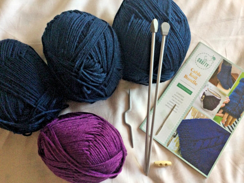 Cable knitting kit - knitting,