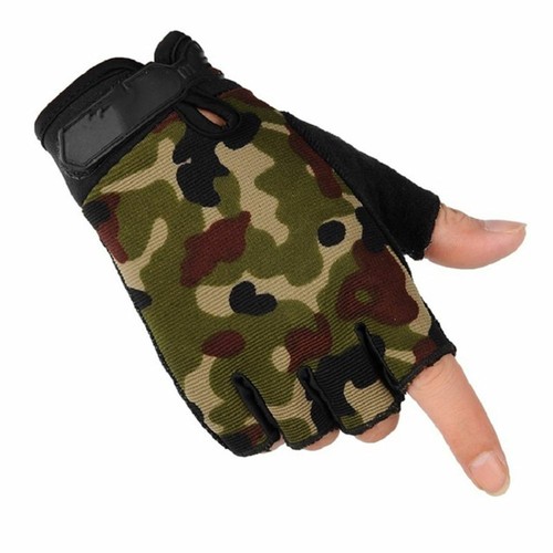 Anti slip fingerless gloves - fingerless,