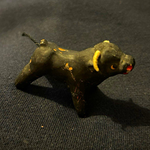 Vintage miniature bull - vintage, bull/cow