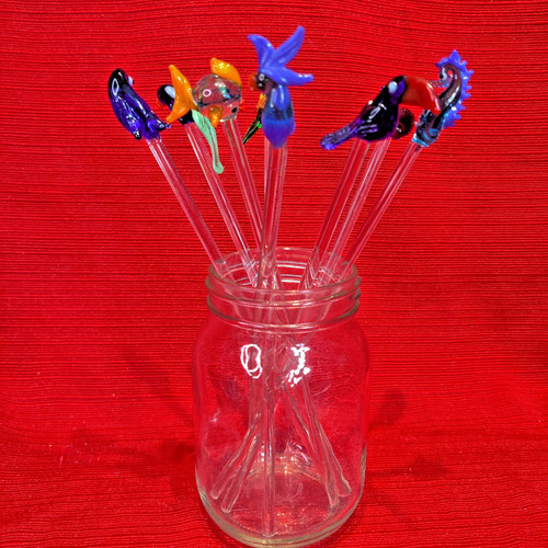 Set glass swizzle - set, of