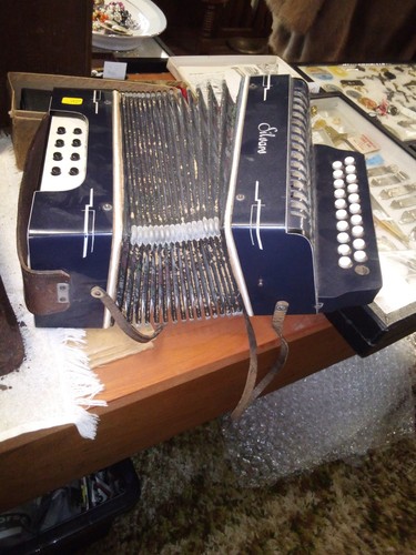 Antique silvard squeezebox - antique,
