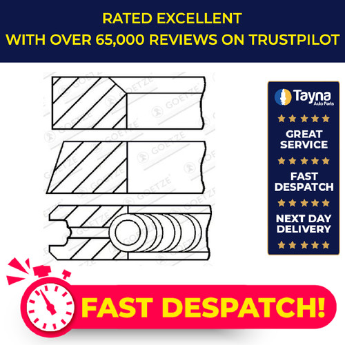 Piston rings kit single - kit, (single