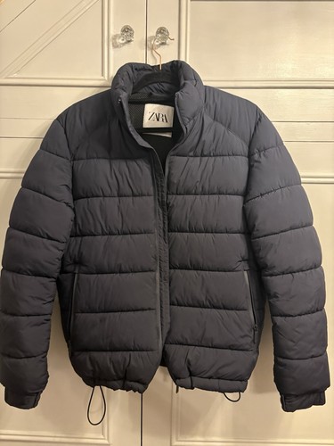 Zara black puffer coat size - puffer,