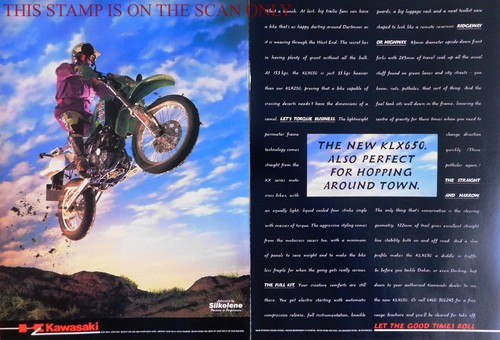 Kawasaki klx650 trials motor - kawasaki,