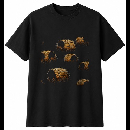 Hay bales dark fantasy - bales,