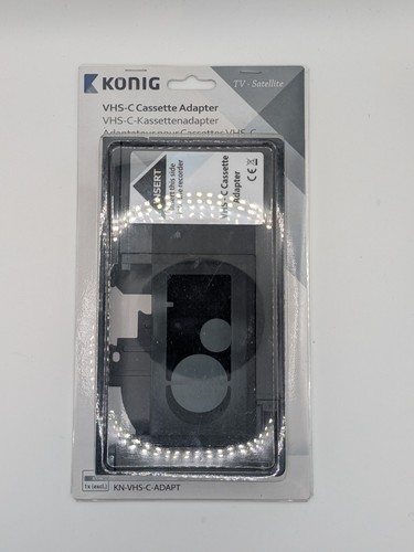 König vhs cassette adapter - könig, vhs-c