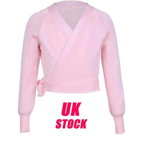 Girls ballet dance wrap top - uk,