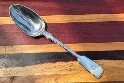 Antique solid silver dessert