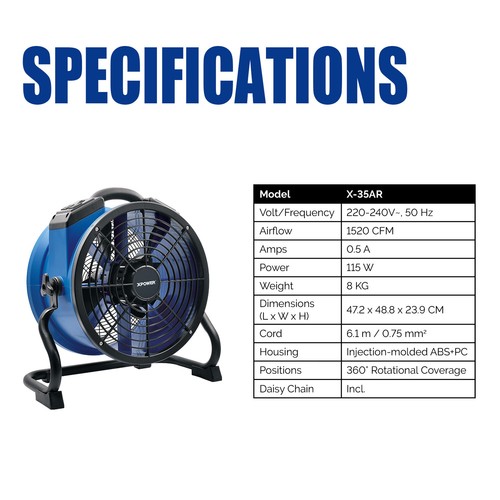 Xpower 35ar industrial - 13",