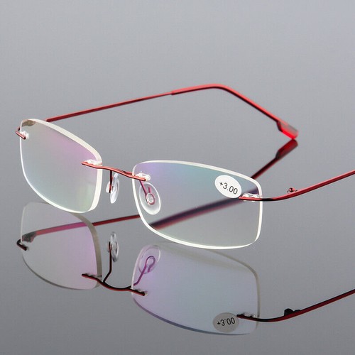 Rimless reading glasses - reading,